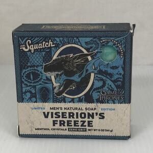 NWT Dr. Squatch Limited Edition Viserion’s Freeze Men Natural Soap 5oz